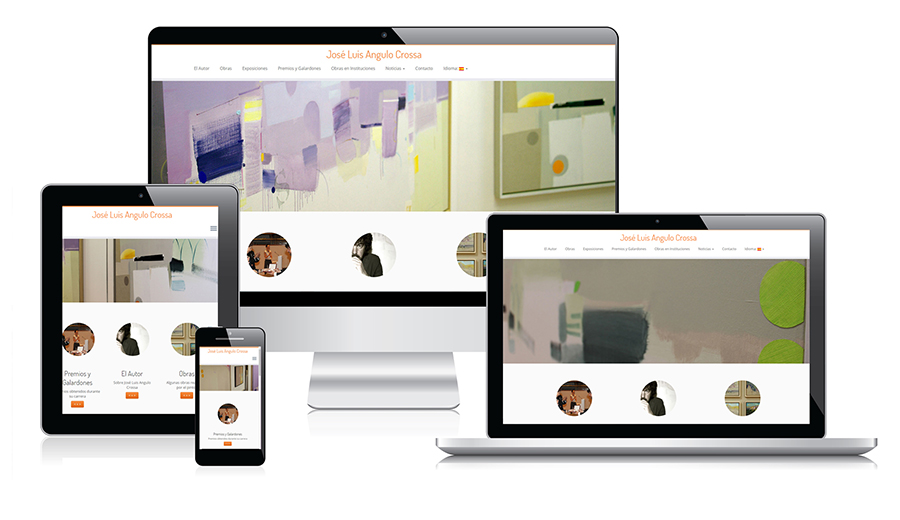 Nuevo aspecto de la web de José Luis Angulo