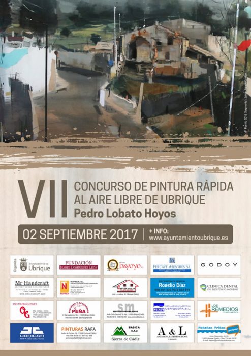 Cartel del Concurso de Pintura Rápida 2017