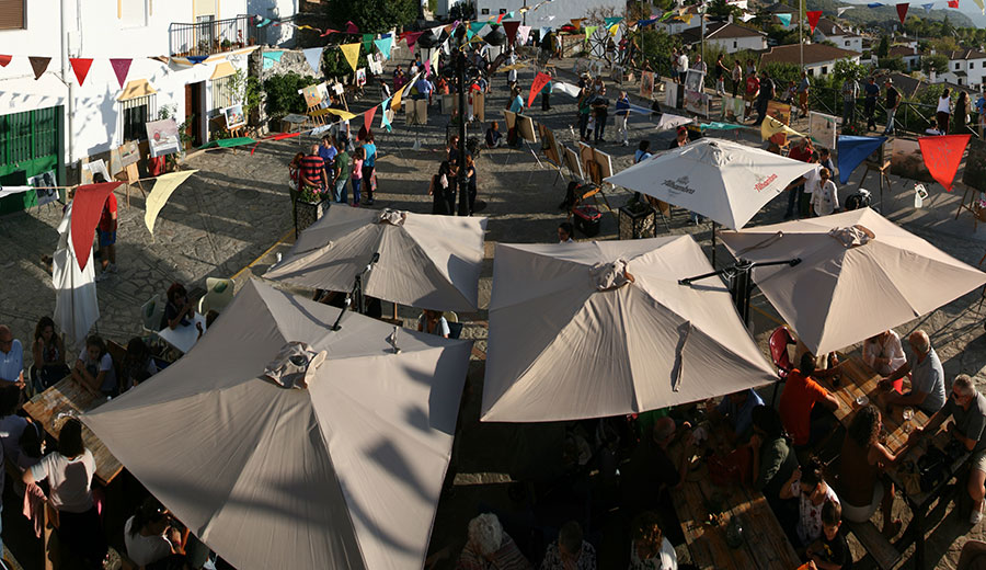 Plaza de San Antón durante la jornada