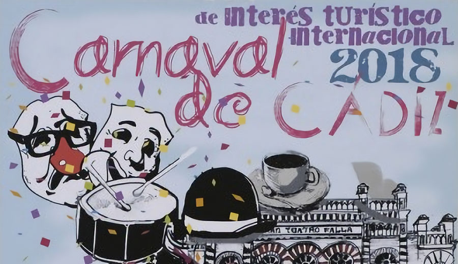 Cartel de Carnaval de Cádiz 2018