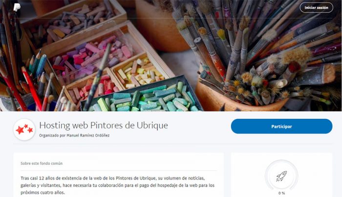 Apoyo web Pintores de Ubrique
