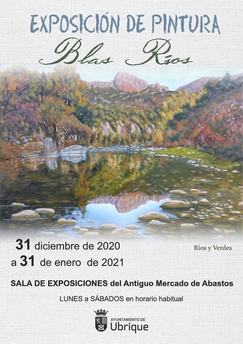 Cartel de la Exposición de Blas Ríos