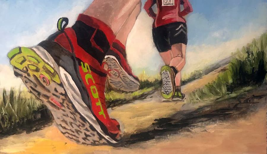 Detalle pintura de Vicky Collado