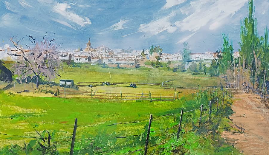 Obra de Paco Rojas premiada en Villamartín 2024