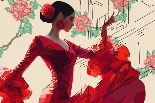 Detalle Cartel de Feria de Ubrique 2025