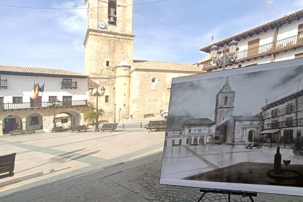 Obra de Paco Rojas en Tarazona (Albacete)
