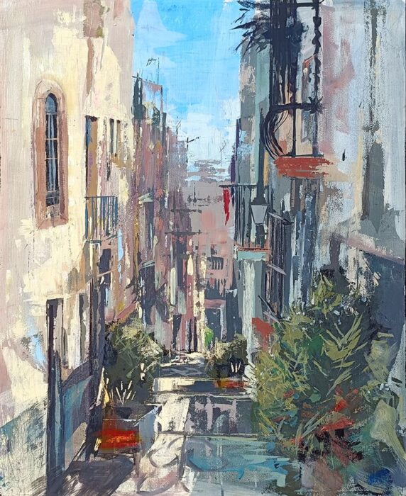 Obra premiada en Calpe de Paco Rojas